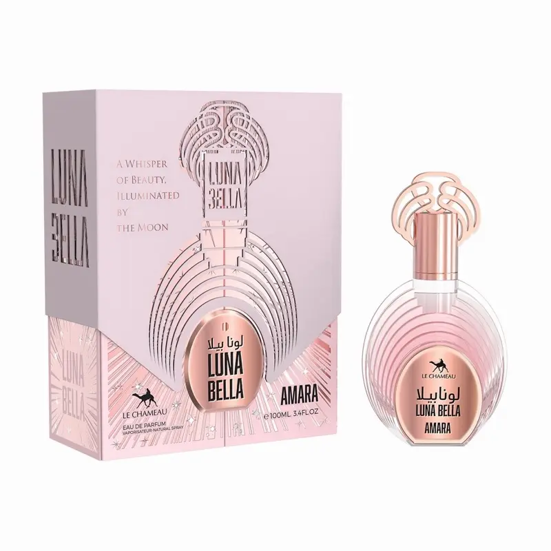 Luna Bella Amara Pour Femme EDP Perfume Spray, 3.4 oz Floral Fruity Fragrance with Vanilla, Emper Bottle for Women's Fragrance