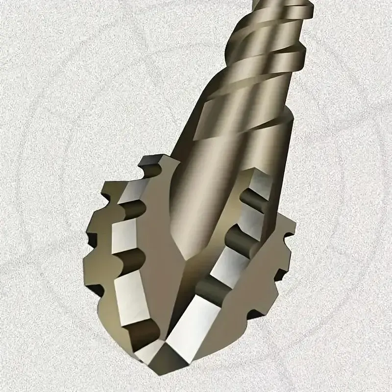 Carbide Sawtooth Offset Drill Bit, 4-teeth Hex Shank Drill Bit for Ceramic Tile, Cast Iron, Concrete Dry Drill, Power Tool Accessories, Core Drill Bits