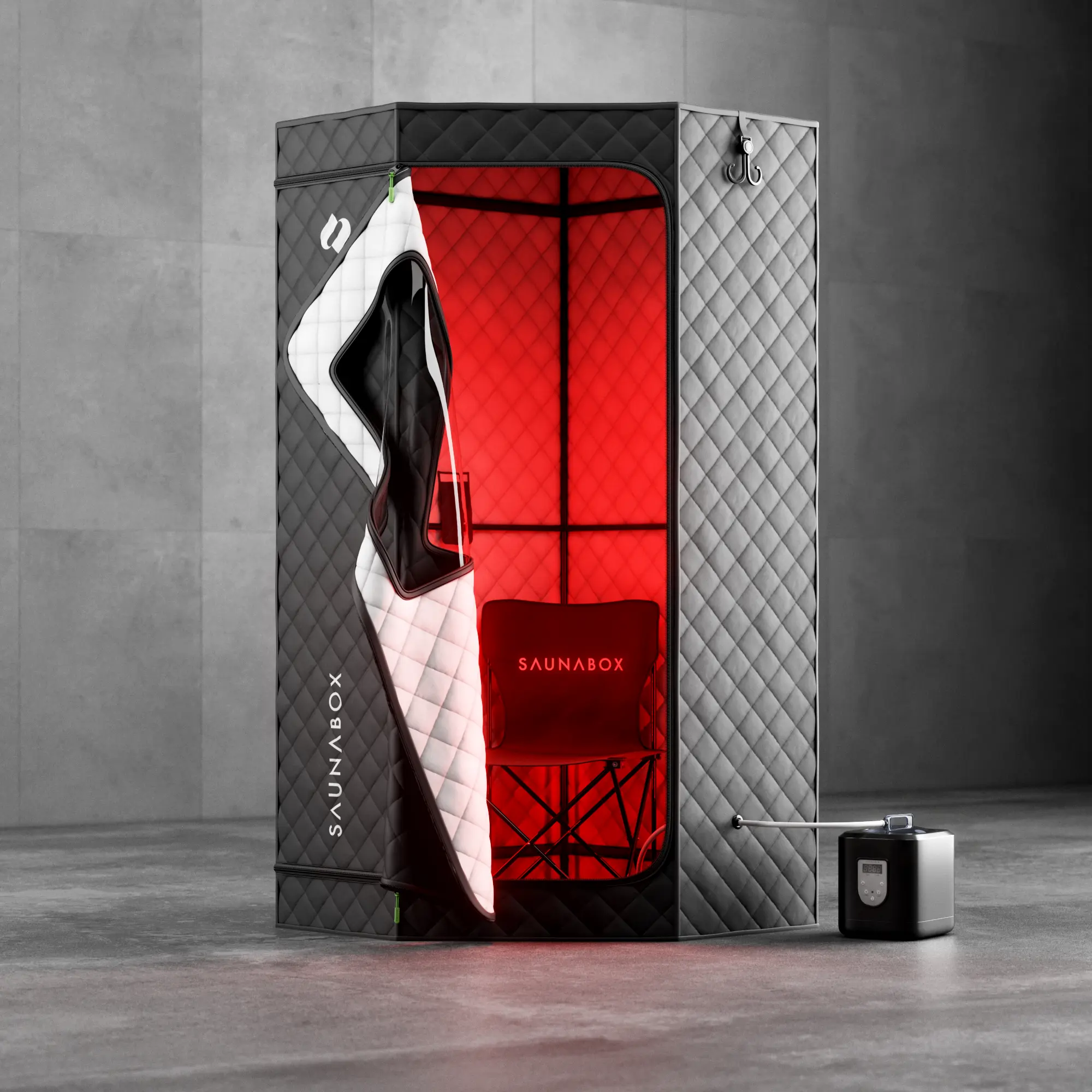 SAUNABOX SmartSteam Kit Pro Sauna with Red-Light Therapy SAUNABOX SmartSteam Kit Pro Sauna with Red-Light Therapy