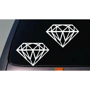 2 Diamond Vinyl Decals Car Sticker *C268*