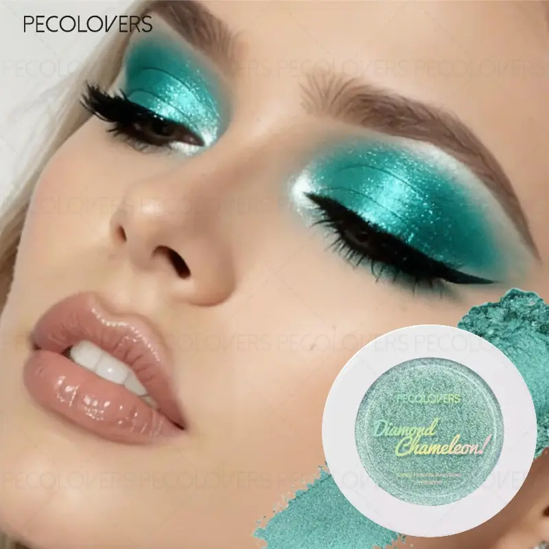 1PC Chameleon Bright Eye Shadow Powder - Eyeshadow Makeup Powder, Glitter Eyeshadow, blendable glitter, Sparkling, Pearl, Fine Powder, Easy To Mix and Bright, Very Suitable for Christmas and Holiday Parties