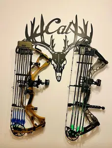 Custom METAL BOW HOLDER, Metal Bow rack, Personalized metal bow holder, Metal