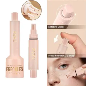 Natural Freckle Stamp Pen, Quick-Dry Waterproof Light Coverage Temporary Freckles, Perfect for Cosmetic Makeup and Beauty Enhancement