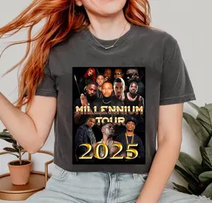 Millennium Tour 2025 T-shirt, Concert Merch, Music Festival Apparel, Hip Hop Merchandise, Sweatshirt, Gifts for Millennium Fans