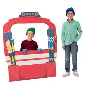 43 1/4" x 53 1/2" Ski Gondola Photo Booth Stand-In Cardboard Cutout Stand-Up