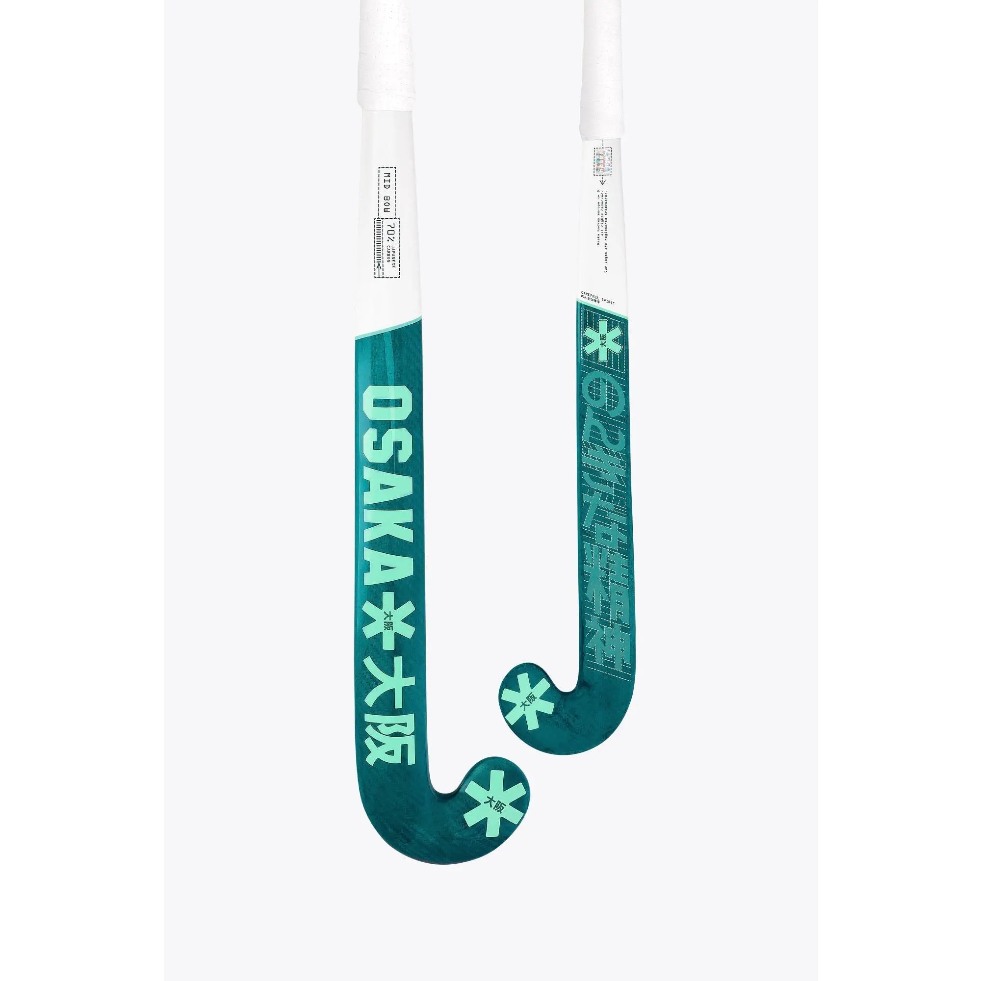 Osaka Field Hockey Stick Mid Bow 70 | Transformative Teal