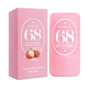 Lychee Fruity Solid Perfume Balm, Aromatic Unisex Fragrance, Refreshing Sweet Scent Portable Pocket Fragrance, Light Non-Greasy All-Match Scent, Nourishing Skin On-the-Go Scent Touch Up Balm