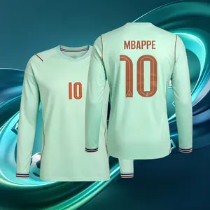 2026 France Home And Away 7#Dembele and 10#Mbappe Short And Long Sleeve Soccer Jersey Fans Version Breathable