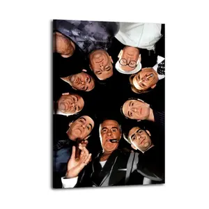 The Sopranos Artistic Wall Decor, Waterproof Canvas Poster, Cute And Vibrant Poster for Bathroom, Living Room, Bedroom, Dorm, A Perfect Gift Idea for New Year Home Decor