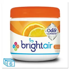 bright air super odor eliminator, mandarin orange and fresh lemon, 14oz