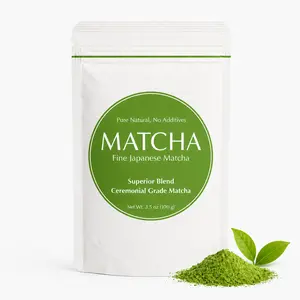 Organic Ceremonial First Spring Blend – First Harvest Ceremonial Grade Matcha Green Tea Powder , Rich Flavo, Crafted For Matcha Straight Tea (100g / 3.5oz)