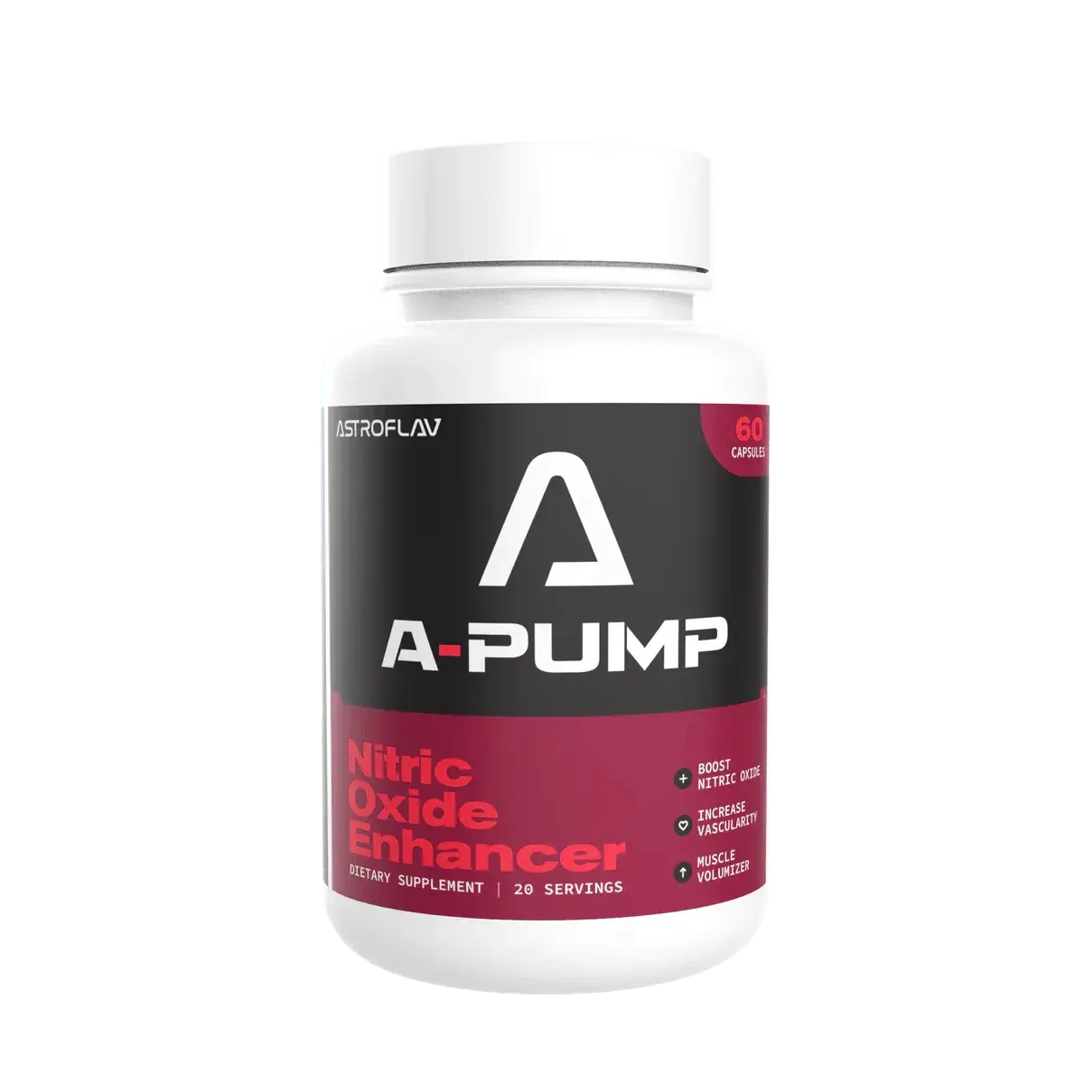 AstroFlav A-Pump Stimulant Free Pump Formula | 8 Hand Selected Ingredients for Nitric Oxide and Blood Flow | Supports Muscle Pumps, Power Output and Post Exercise Recovery | Available at Prime Sports Nutrition