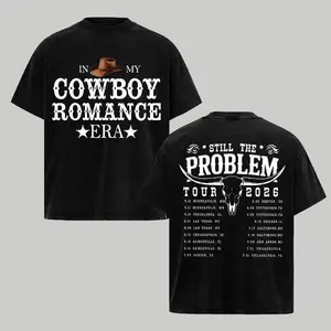 MW In My Cowboy Romance Era Country Music Shirt Size S-5XL - Still The Problem Tour 2026 Shirt Wallen I'm the Problem Heavy Cotton Unisex T-Shirt Sweatshirt Hoodie - Gift For Country Music Lover, Country Music Merch Womenswear Menswear
