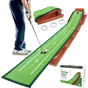 Putting Green Indoor - Golf Putting Mat Putting Matt for Indoors for  Indoor Putting Green Putting Practice Indoor Putting Greens for  Office with Ball Return Golf Gifts for Men by