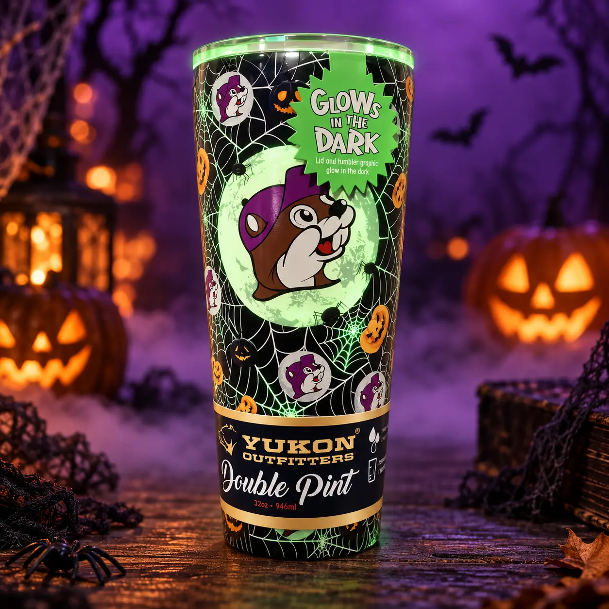Buc-ee's Glow in the Dark Halloween Tumblers by Yukon Outfitters