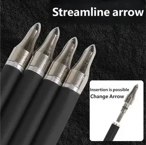 100% Hunting Arrows, Olympic Grade 10 Spine Deflection (Unique), Buy 12 Get 12 Free, Suitable for Compound and Recurve Bows (24-Pack)