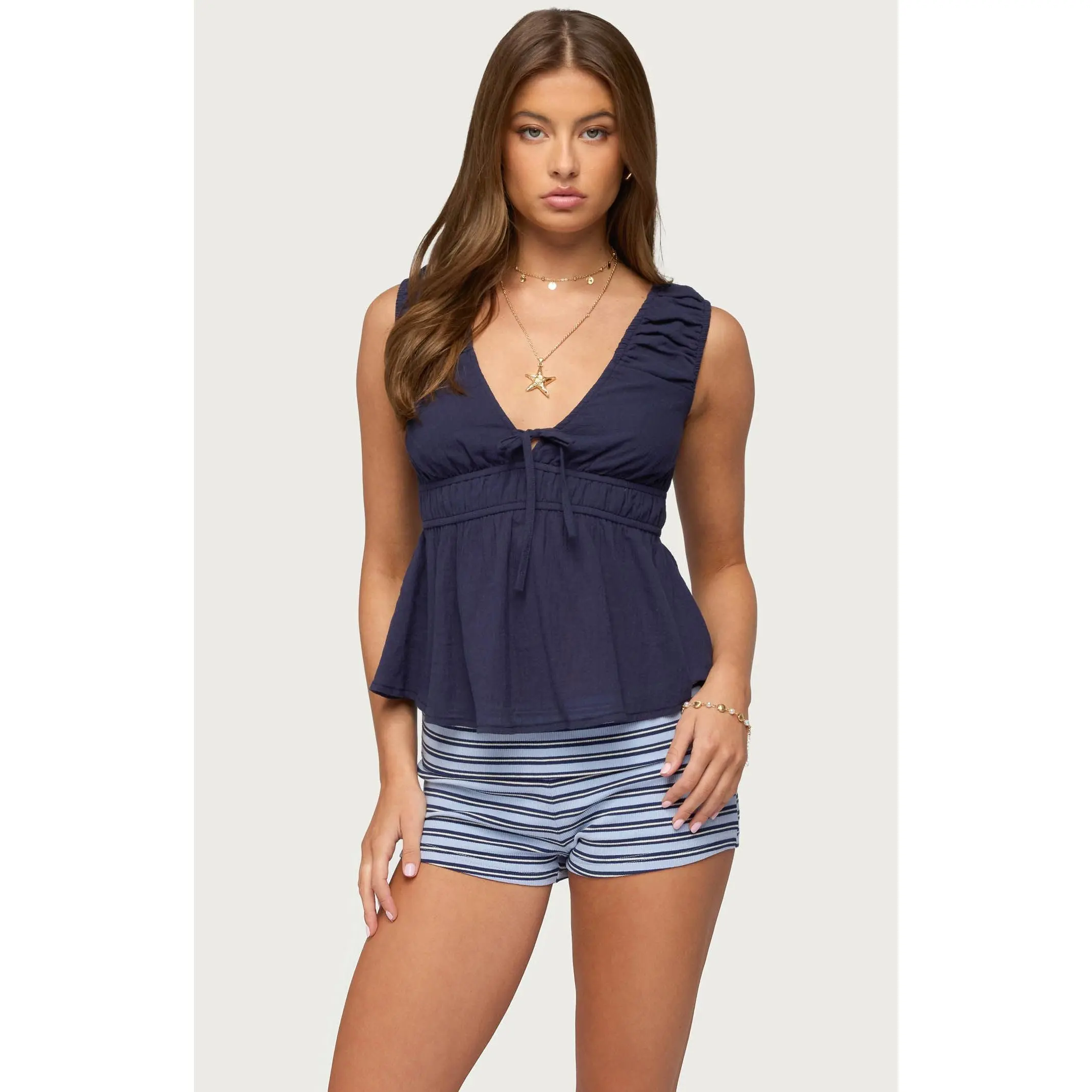 Edikted Women's Bertha Babydoll Top