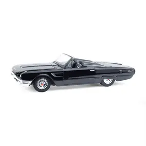 1965 Ford Thunderbird w/ Tonneau Cover (Black Bandit Series 30) Diecast 1:64 Scale Model - Greenlight 28170E