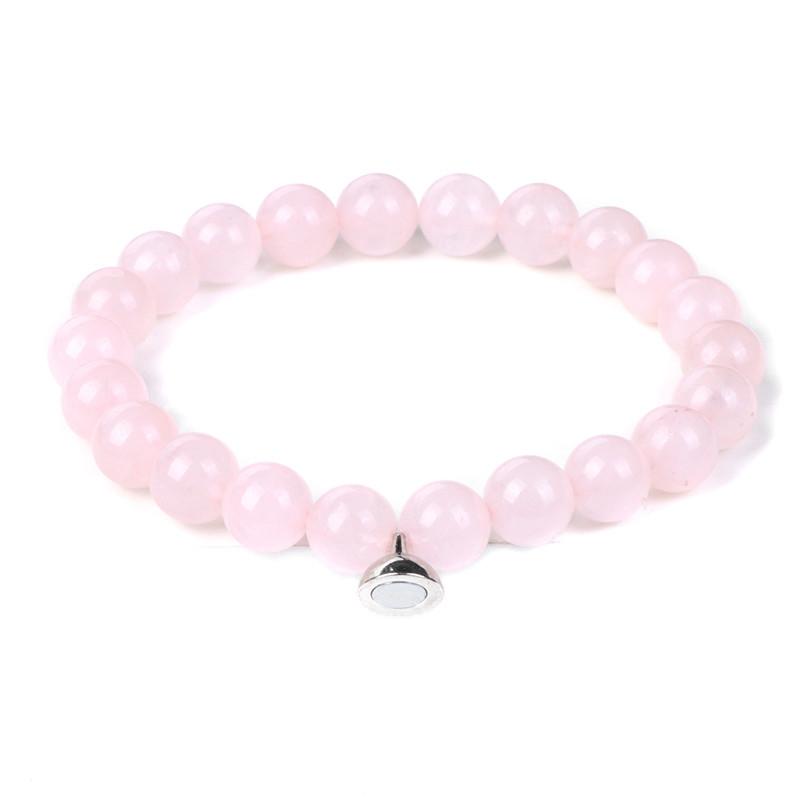 Lava Volcanic Stone Couple Magnetic-Clasp Bracelet Vintage And Versatile Style