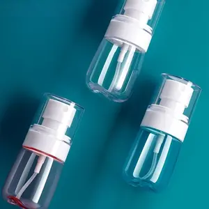 Portable, Refillable Mini Spray Bottles 3-Pack 1.01 oz - Plastic Travel Atomizers for Cosmetics, Skin Care, Unscented Water Tonic - Assorted Colors - Cosmetics Makeup Tools