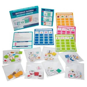 PreK ELA Rhyming Words Educational Activity Classroom Center Kit - 23 Pc.
