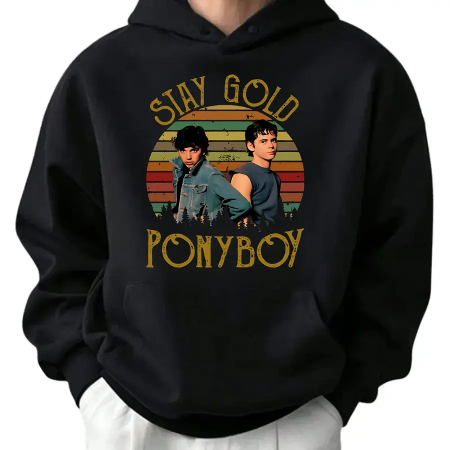 The Outsiders Stay Gold Ponyboy Shirt, Vintage Movie Quote Tee, 90s Retro Film T-Shirt, Classic Graphic Top for Men and Women