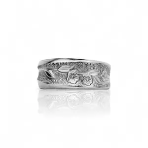 Spring Fling - Handcrafted Stainless Steel FloralSpoon Ring Spring Fling - Handcrafted Stainless Steel FloralSpoon Ring