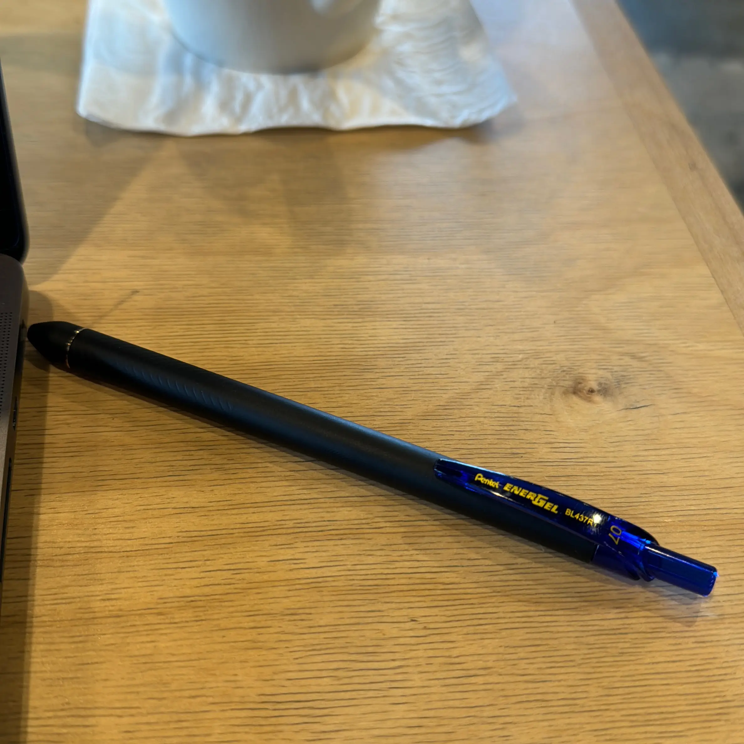 Pentel EnerGel Gel Pen, 0.7mm Blue Plastic