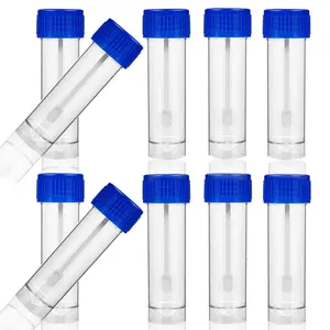 10pcs 25-30ml Stool Specimen Cup with Spoon Lid Stool Sampling Container for Testing