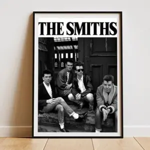 The Smiths Band Inspired Poster, Vintage Retro Indie Rock Wall Art, Morrissey Style Music Gift