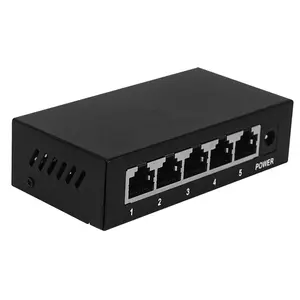 Standard power supply switch network monitoring 5-port splitter device 100M switch 52V