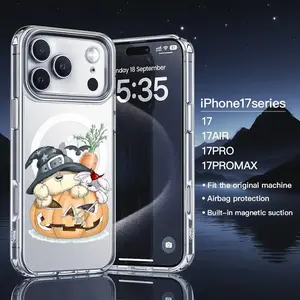 Halloween Perfect for The for iphone 17 pro max Stylish And Creative Magnetic Phone Case Features a Spooky Little Ghost Halloween Design  Compatible with for iPhone 17 air phone case magsafe iPhone 17 camera protection
