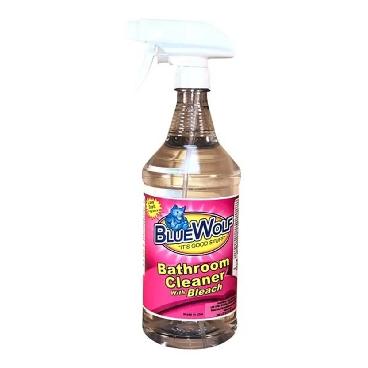 212 MAIN Blue Wolf Sales & Service BW-BCQ Bathroom Cleaner, 32oz Household Cleaning Solution, 11x3.5x3.5in Bathroom Cleaning Tool