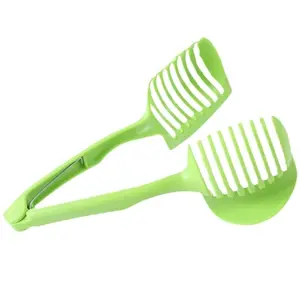 New Multifunctional Fruit Slicer with Handle, Plastic Tomato Potato Lemon Cutter