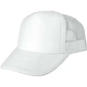 Sublimation Blank Trucker Hats - Polyester Foam Mesh Snapback Baseball Cap