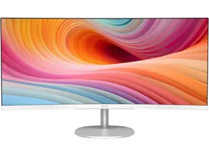 MSI 34 inch UltraWide QHD 2K 1440P 120Hz Adaptive Sync 1ms HDR Ready Built-in Speaker White Curved Computer Monitor PRO MP341CQW E12