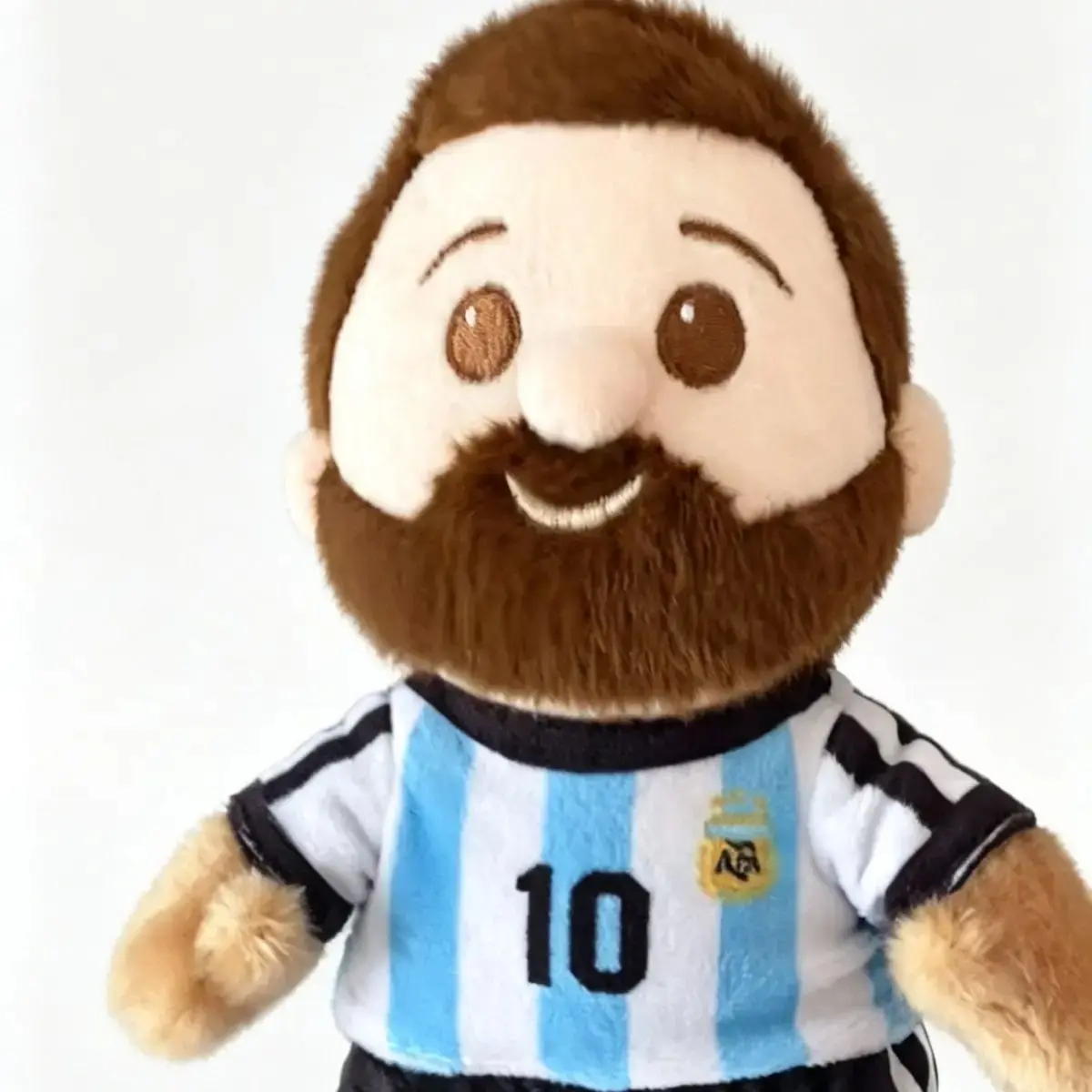 Cute Peripheral Toy Birthday Holiday Gift 18cm Football Star Messi Plush Cotton Doll