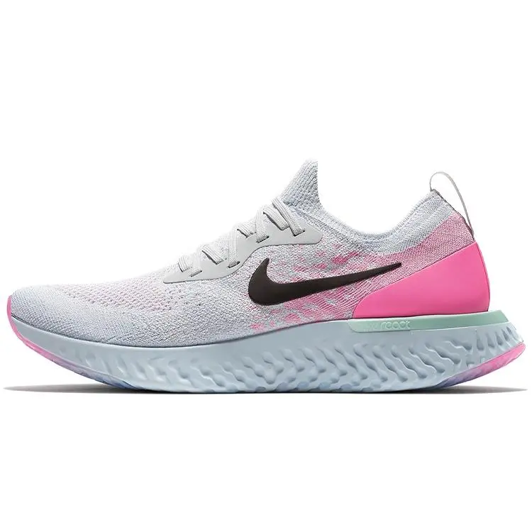 Men's Nike Epic React Flyknit Casual Trainers, First Blush Color, Style AQ0067-007