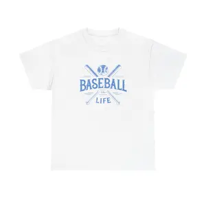 Vintage Baseball T-Shirt - Classic Baseball is Life Graphic Tee - Retro Sports Apparel - Gift for Baseball Fans - Unisex Baseball Shirt