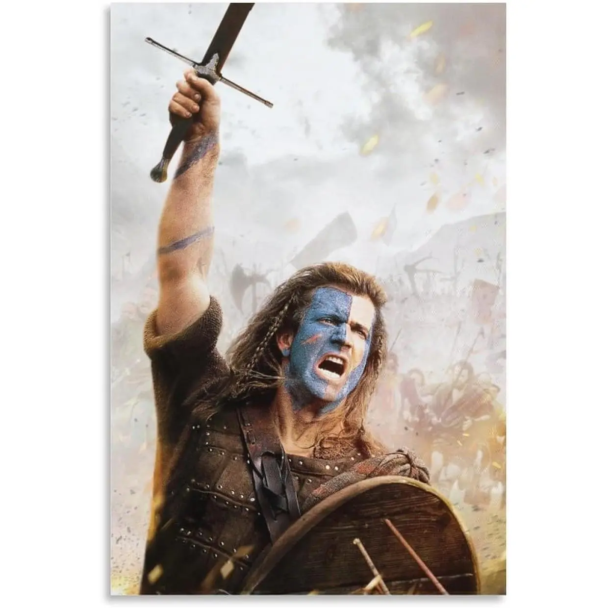 Braveheart Poster Movie Wall Art Poster Scroll Canvas Painting Picture Living Room Decor Home