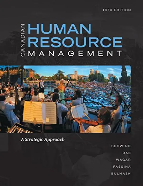 USED-Canadian Human Resource Management by Hermann F. Schwind (Hardcover)