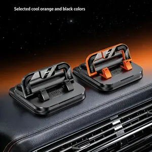 Car Temporary Parking Number Plate Holder, Rotating Universal Multi-Functional Phone Stand, Dual-Purpose Car Accessory