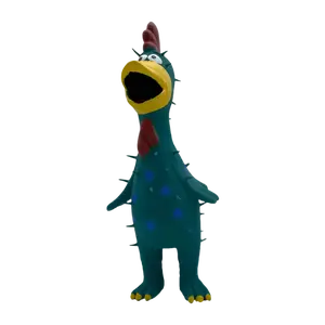 Large Latex Durable Squeaky Rooster Dog Toy