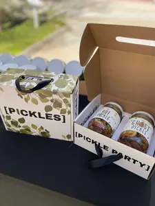 Evergreen and Market - 2 Pickles Jars Gift Box - Multipack Snack, perfect Gift