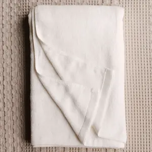 Ultra-Absorbent Luxury Bamboo Bath Towel – Large (White)