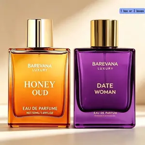 50ML Honey Oud Perfume for Her, Sweet Warm Vanilla Gourmand Scent, Aromatic Woody Fragrance, Long Lasting Arabian Eau De Parfum, Daily Wear Romantic Fragrance