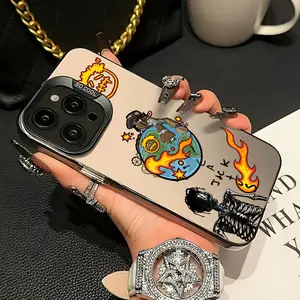 [Shockproof Matte iPhone Case] Rapper Cactus Jack Shockproof Matte Phone Case for iPhone 16, 15, 14, 13, 12, 11 Pro Max, X, XR, XS Max, 8, and 7 Plus Protector Smartphone