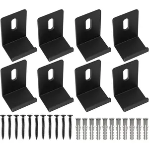 Metal Mirror Clips Wide  Mirror Holder Clips Heavy Mirror for Frameless Mirror Clips Wall Mounting Hanger for Mirror Tile Picture Frame Mirror  Hardware