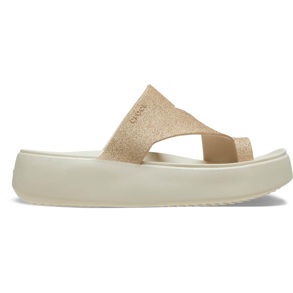 Crocs Getaway Glitter Toe Loop Summer Sandals