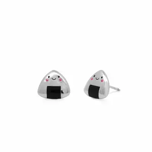 Happy Onigiri Sushi Stud Earrings